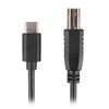Kabel USB-C - USB-B LANBERG CA-USBA-14CC-0018-BK 1.8 m Długość [m] 1.8