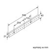 Okap BOSCH Serie 2 DFM064W54 Srebrny 388m3/h 67dB klasa B Wyposażenie Instrukcja obsługi w języku polskim