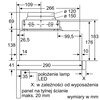 Okap SIEMENS LI64MA531 Srebrny 404m³/h 62dB klasa A Szerokość [cm] 59.8