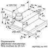 Okap SIEMENS LI64MA531 Srebrny 404m³/h 62dB klasa A Sterowanie Manualne (przyciski)