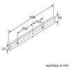 Okap SIEMENS LI67SA531 Srebrny 727m³/h 53dB klasa A Szerokość [cm] 59.8