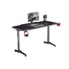 Biurko gamingowe ULTRADESK Frag Biały Podświetlenie Nie