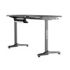 Biurko gamingowe ULTRADESK Frag Biały Wysokość [cm] 76
