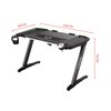 Biurko gamingowe ULTRADESK Rocket XL Czarny Podświetlenie Tak