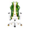 Fotel DIABLO X-ONE Craft Kido Biało-zielony Materiał obicia Skóra ekologiczna HDS