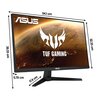 Monitor ASUS TUF Gaming VG249Q1A 23.8" 1920x1080px IPS 165Hz 1 ms [MPRT] Przeznaczenie Dla gracza