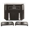 Air Fryer Frytkownica beztłuszczowa NINJA Foodi AF300EU z podwójnym koszem Funkcje Programator czasowy, Regulacja temperatury