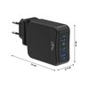 Ładowarka sieciowa MEDIA-TECH MT6252 65W Czarny Grubość [mm] 27