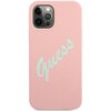 Etui GUESS Silicone Vintage do Apple iPhone 12/12 Pro Różowo-zielony Model telefonu iPhone 12
