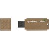 Pendrive GOODRAM UME3 Eco Friendly USB 3.0 16GB Brązowy Maksymalna prędkość zapisu [MB/s] 20