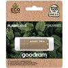 Pendrive GOODRAM UME3 Eco Friendly 128GB, USB 3.2 Gen. 1 (USB 3.0), Odczyt 60 Mb/s, Zapis 20 Mb/s Brązowy Kolor Brązowy