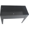 Donica SASKA GARDEN 1029801 (98 x 28 x 82 cm)  Antracytowy Materiał Stal malowana proszkowo