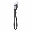 Kabel USB - USB-C BASEUS Simple Super Charge 0.23 m Szary Gwarancja 6 miesięcy