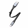 Kabel USB - USB-C BASEUS Simple Super Charge 0.23 m Szary Typ USB-A - USB Typ-C