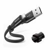 Kabel USB - Lightning BASEUS Nimble 0.23 m Szary Typ USB-A - Lightning