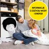 Suszarka AMICA AD2C83KiStVAD  z pompą ciepła 8kg UV HygieneTechnology SteamTouch Funkcje dodatkowe Czujnik wilgotności
