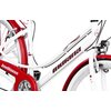 Rower miejski INDIANA Galaxy 21B 28 cali damski Biały Przerzutka tylna marka Shimano Tourney