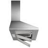 Okap CONCEPT OPK3590ss Stal nierdzewna 393.3m3/h 61dB klasa C Filtr przeciwtłuszczowy Metalowy