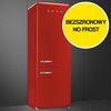Lodówka SMEG FAB38RRD5 Retro No Frost 205cm Czerwona Roczne zużycie prądu 282 kWh = 324.3 zł