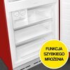Lodówka SMEG FAB38RRD5 Retro No Frost 205cm Czerwona Funkcje Szybkie zamrażanie, Komora zero, Retro