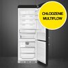 Lodówka SMEG FAB38RBL5 Retro No Frost 205cm Czarna Kolor / wykończenie boków Czarny