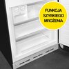Lodówka SMEG FAB38RBL5 Retro No Frost 205cm Czarna Licowane drzwi Nie