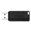 Pendrive VERBATIM PinStripe Drive 128GB, USB 2.0 Czarny
