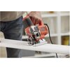 Wyrzynarka BLACK&DECKER BES610-QS Funkcje dodatkowe 4-stopniowa regulacja ruchu wahadłowego