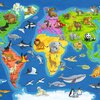 Puzzle RAVENSBURGER Mapa Świata ze zwierzętami (30 elementów) Rodzaj Tradycyjne