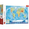 Puzzle TREFL Premium Quality Wielka mapa fizyczna świata 45007 (4000 elementów)