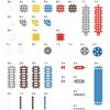Klocki elastyczne MARIOINEX Mini Waffle Konstruktor 902820 Rodzaj Klocki konstrukcyjne
