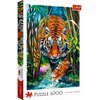 Puzzle TREFL Drapieżny Tygrys 10528 (1000 elementów)