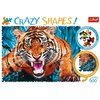 Puzzle TREFL Crazy Shapes Oko w oko z tygrysem 11110 (600 elementów) Rodzaj Tradycyjne