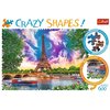 Puzzle TREFL Crazy Shapes Niebo nad Paryżem 11115 (600 elementów) Seria Crazy Shapes