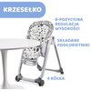 Krzesełko do karmienia CHICCO Polly Progres5 Czerwony Głębokość [cm] 81