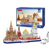 Puzzle 3D CUBIC FUN City Line Moskwa MC266H (204 elementów) Seria City Line