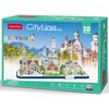 Puzzle 3D CUBIC FUN City Line Bawaria MC267H (178 elementów)
