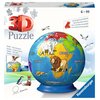 Puzzle 3D RAVENSBURGER Kula: Dziecinny globus 11840 (72 elementów) Typ 3D