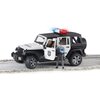 Samochód BRUDER Profi Jeep Wrangler Unlimited Rubicon Policyjny BR-02526 Skala 1:16