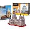 Puzzle 3D CUBIC FUN National Geographic Katedra św. Pawła DS0991 (107 elementów) Seria National Geographic