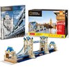 Puzzle 3D CUBIC FUN National Geographic Tower Bridge DS0978H (120 elementów) Seria National Geographic