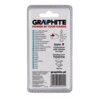Opakowanie produktu z napisem "GRAPHITE POWER IN YOUR HANDS" oraz szczegółowymi informacjami technicznymi dotyczącymi frezu typu B, w tym wymiarami 6 mm x 25 mm x 12 mm i oznaczeniem "DOUBLE CUT TOOTH METAL". Na dole znajduje się adres strony internetowej "graphite.pl" oraz kod kreskowy 5902062509024.