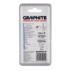Opakowanie produktu z logo "GRAPHITE" i hasłem "POWER IN YOUR HANDS" zawiera szczegółowe informacje o frezie z węglika spiekanego, typu B, z podwójnym uzębieniem, oraz adres strony internetowej "graphite.pl". Na dole opakowania znajduje się kod kreskowy z