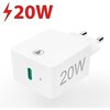 Ładowarka sieciowa HAMA Power Delivery/Qualcomm Quick Charge 20W Biały