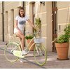 Rower miejski z koszykiem MBM 910 Mima 1B 26 cali damski Limonkowy Kolekcja 2021