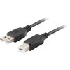 Kabel USB-A - USB-B LANBERG CA-USBA-15CU-0010-BK 1 m