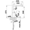 Bateria BLANCO Avona-S 526170 Czarny Bateria termostatyczna Nie