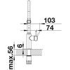Bateria BLANCO Catris-S Flexo 525791 Chrom Bateria termostatyczna Nie