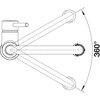 Bateria BLANCO Catris-S Flexo 525791 Chrom Rodzaj baterii Jednodźwigniowa