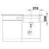 Zlewozmywak BLANCO Etagon 500-U 525150 Magnolia Typ Podwieszany
